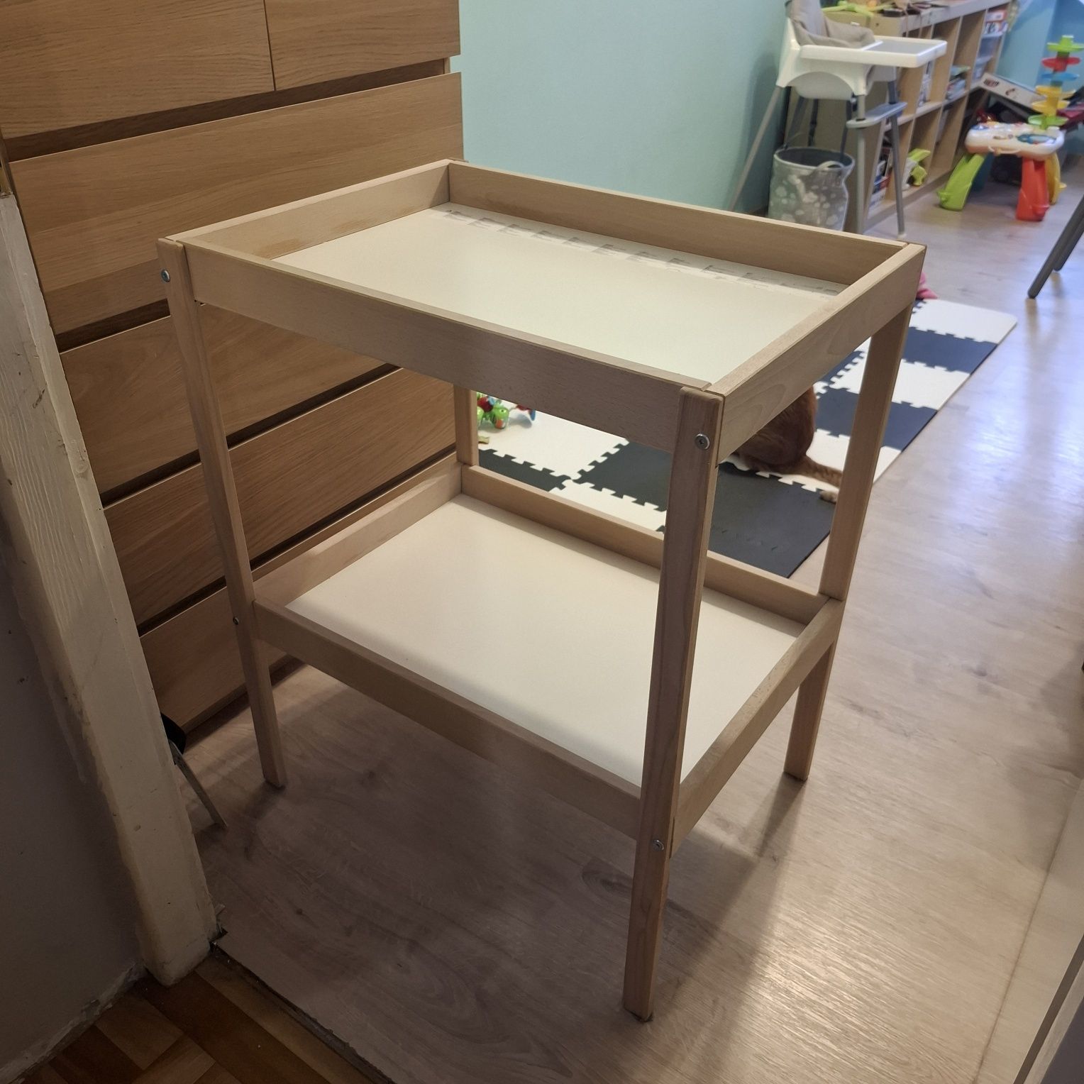 Przewijak ikea z pojemnikami i wkladem