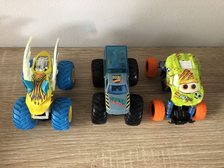Mini monstertrucki 3 sztuki