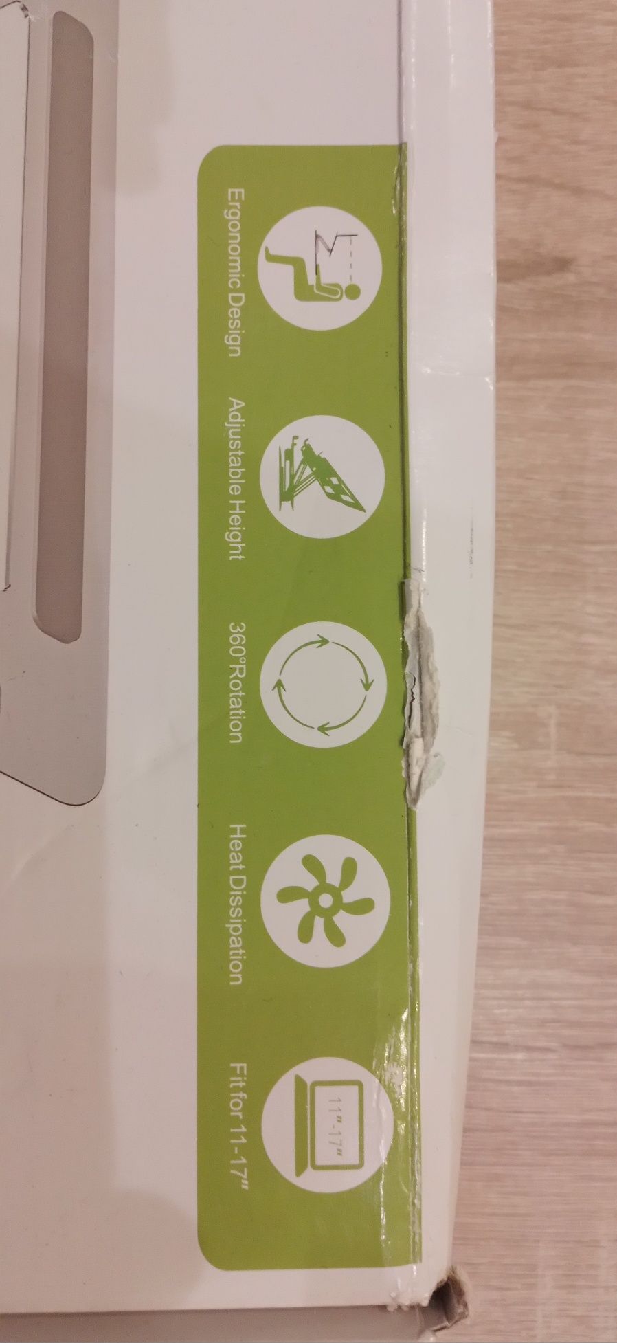 Regulowany obrotowy stojak pod laptop 11-17''