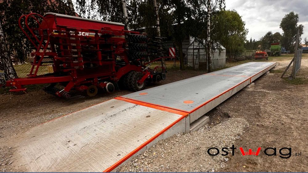 Nowa waga samochodowa betonowa OSTWAG 18mx3m 50/60T