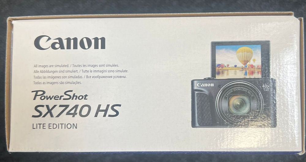 Powershot SX740 HS Lite Edition srebrny