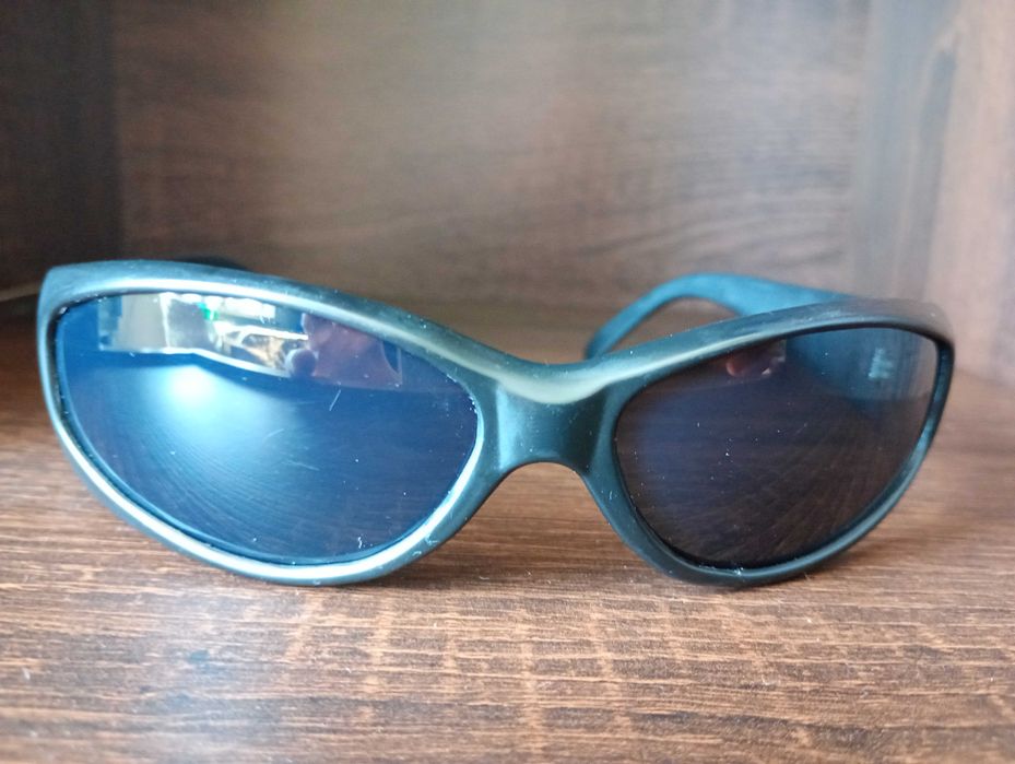 Okulary, czarne, męskie, rowerowe