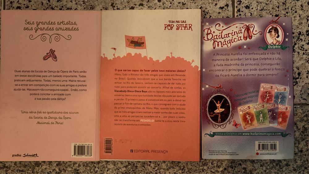 Livros juvenis varios 6€ todos