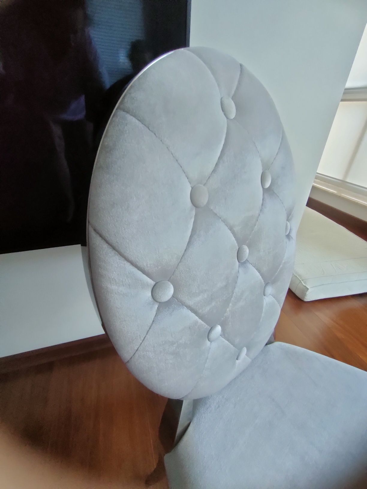 Krzesło Glamour ludwik modern barok