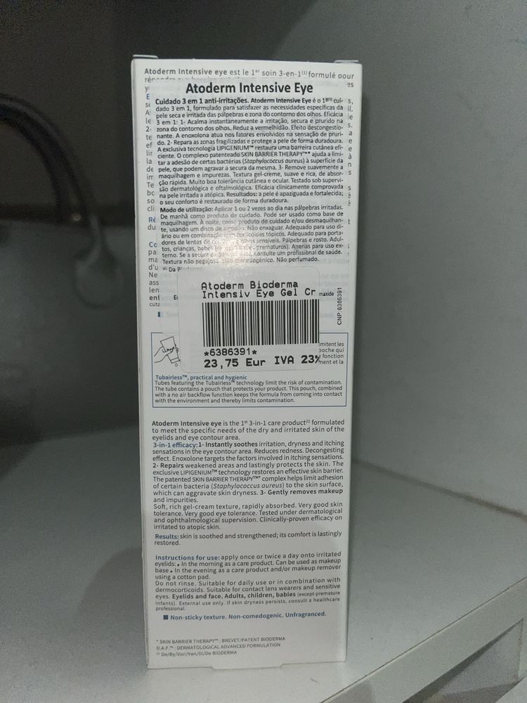 Creme Bioderma Para Palpebras/PelesAtopicas