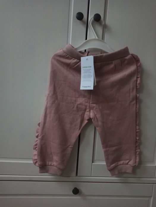 Spodnie dresowe pudrowy róż kappahl #80