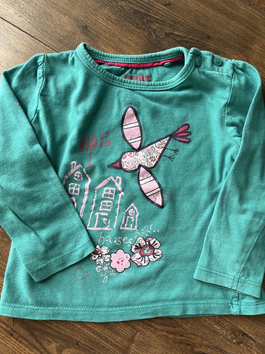 Bluza i 2 koszulki z dlugim rekawem 86.   „17”