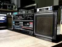 Radiomagnetofon kaseciak Sanyo MW250LO Pewex boombox PRL