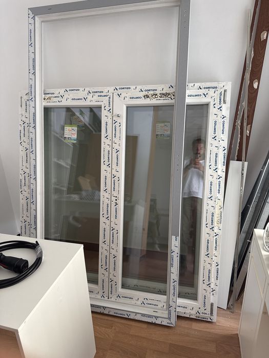 Vendo janelas pvc completas 1500x1500