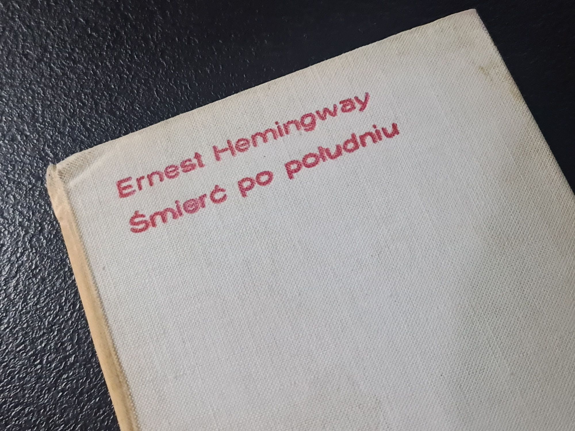 Ernest Hemingway Śmierć po południu książka