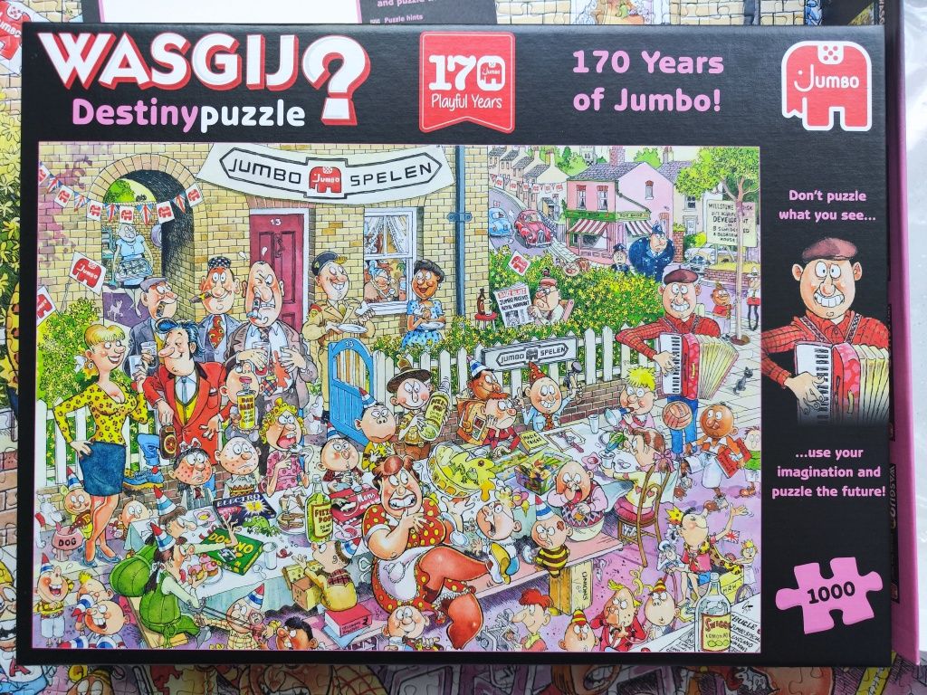 Puzzle Wasgij Destiny specjalne 170 Years of Jumbo Unikat 1000 el.