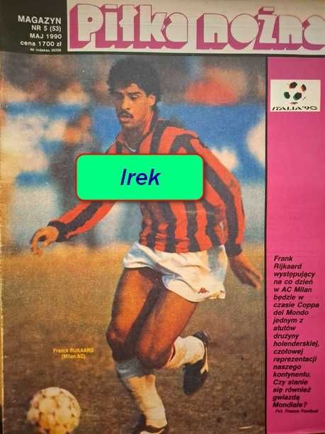 Miesięcznik "Piłka Nożna - Magazyn" - rocznik 1990