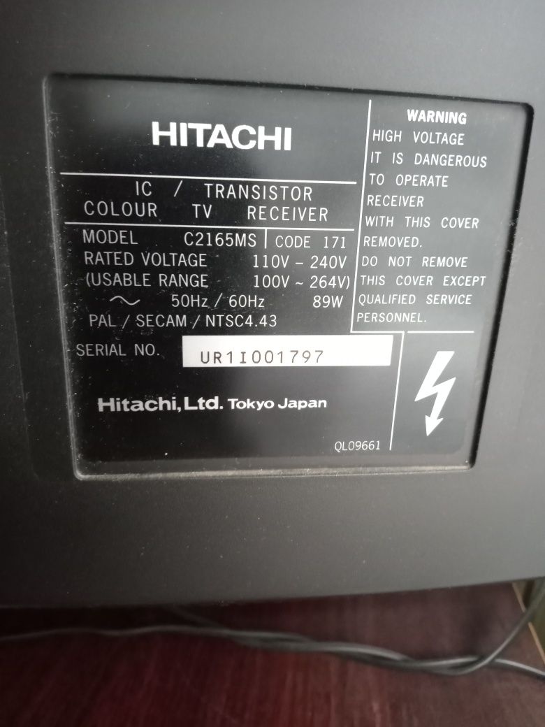 Телевизор Hitachi c2165ms