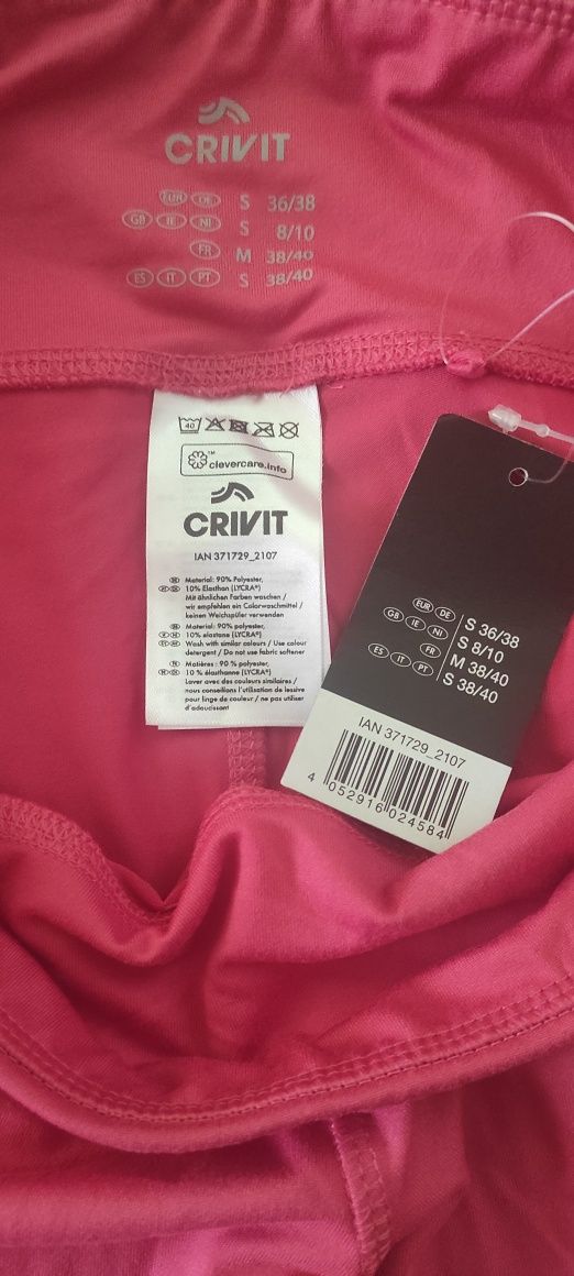 Леггинсы капри бриджи лосины Crivit размер S 36/38 евро
