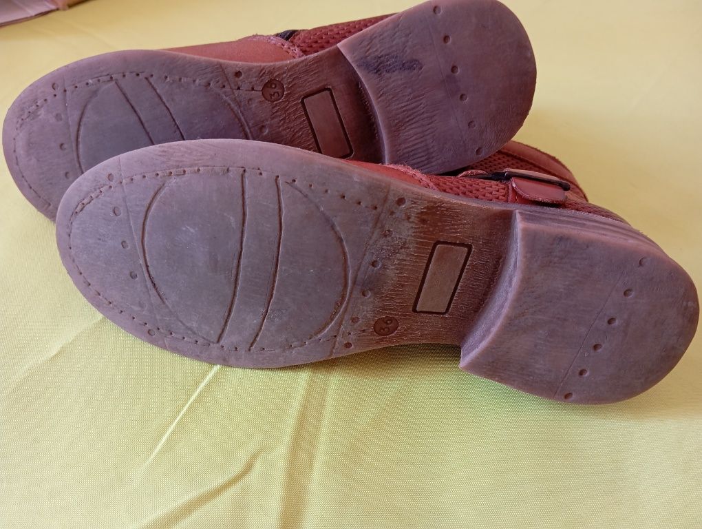 Botas curtas 36 em pele Seaside