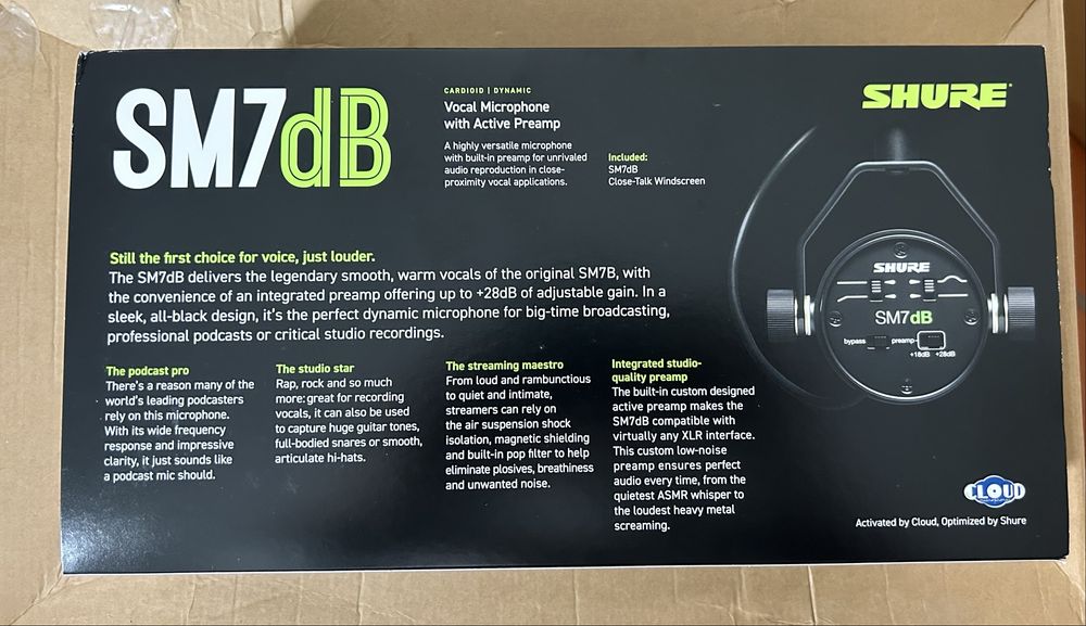 Microfone Shure SM7dB