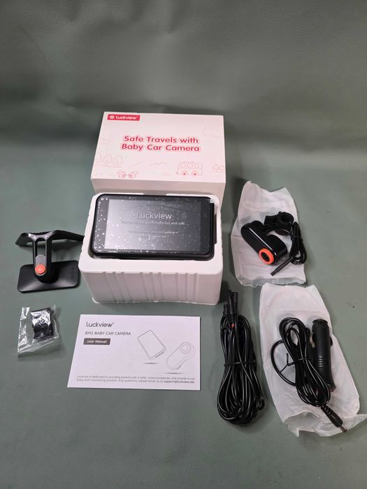 Kamera do obserwacji dziecka w aucie Luckview BM2 1080 HD 5.2 cala