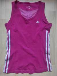 Koszulka top sportowy adidas biegowa siłownia fitness różowa