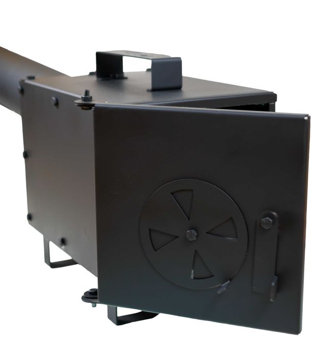 Wędzarnia drewniana ogrodowa podwójna opalana, komplet wędzarniczy.