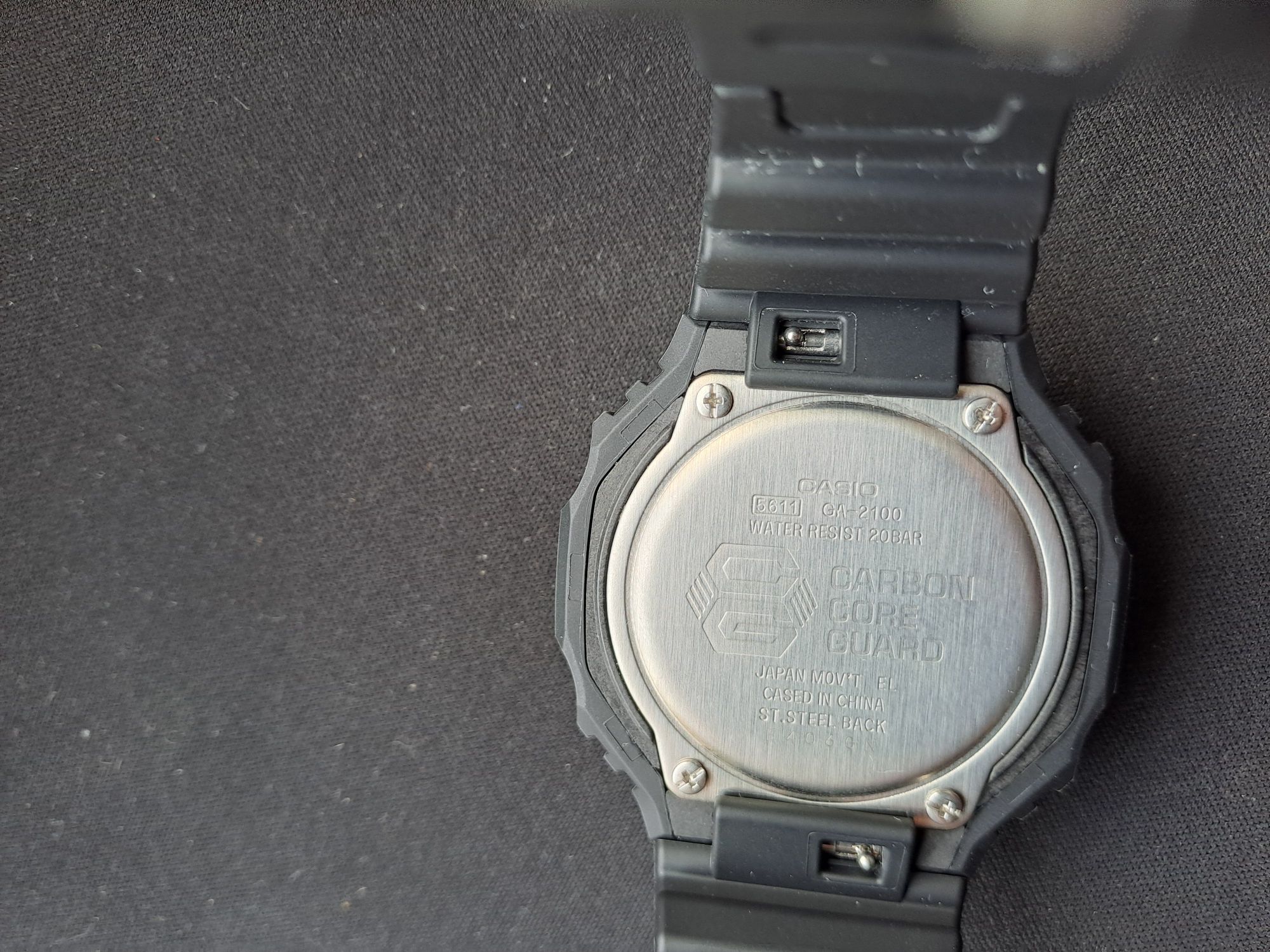 Zegarek Casio G-SHOCK GA-2100-1A1ER stan idealny, komplet gwarancja