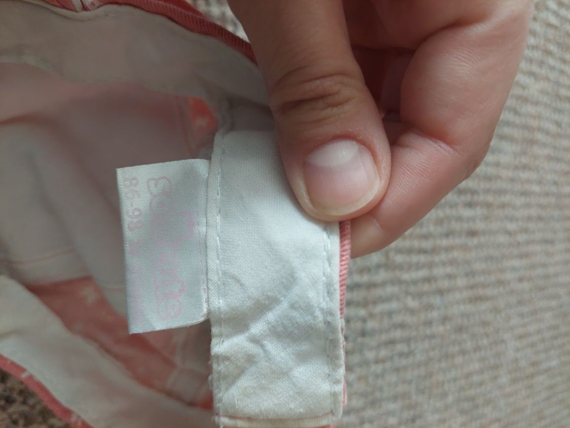 zestaw dla dziewczynki czapka przejściowa wiosna jesień komin peppa 52
