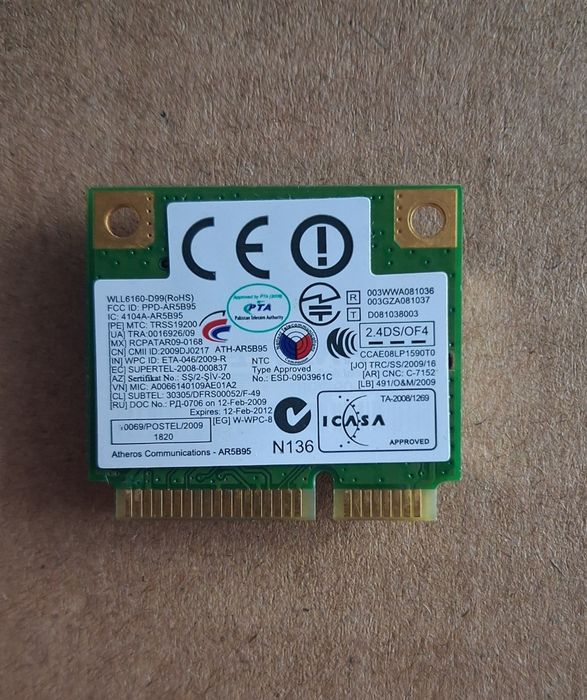Karta Wi-Fi Atheros AR5B95
