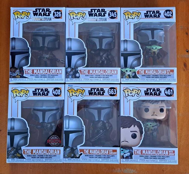 Conjunto Mandalorian Pop Funko