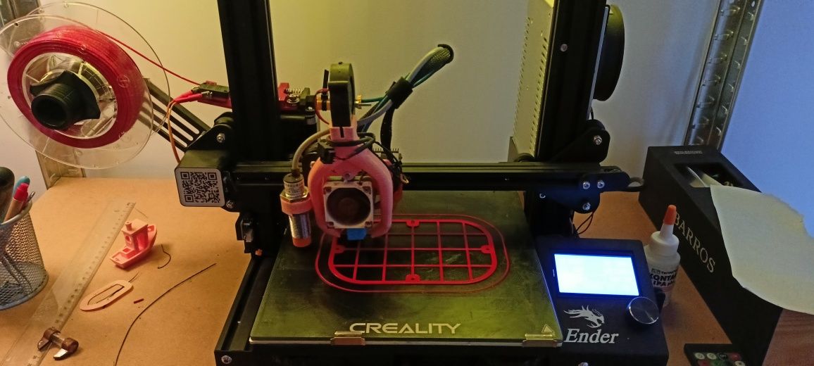 Drukarka 3D: Ender 3, klipper, Raspberry Pi, BIGTREETECH SKR MINI E3