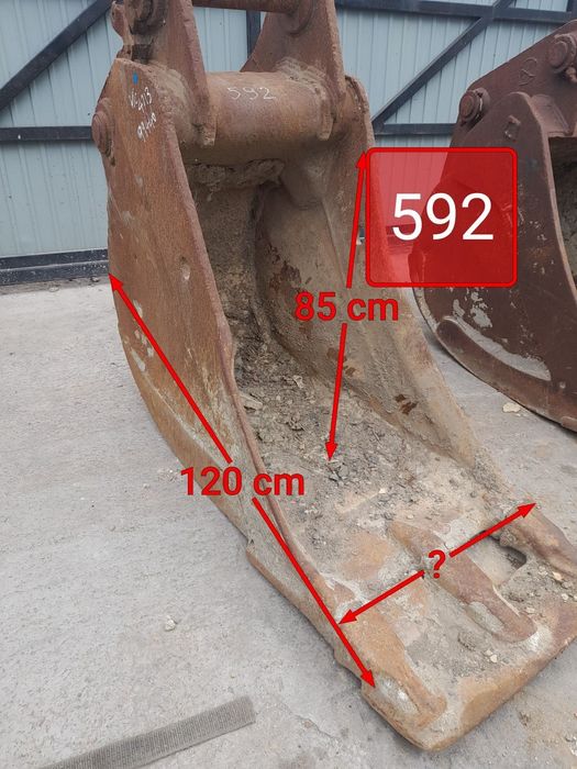 Lyzka 60cm fi70/80mm  lycha 60 cm fi70 fi80mm Liebherr szybkozlacze