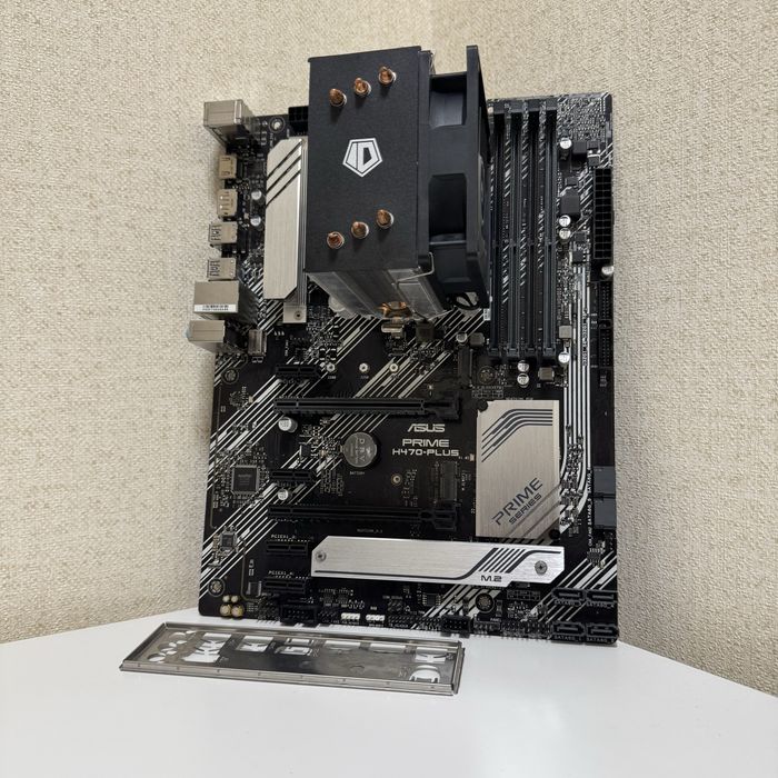 Комплект i7 10700K, материнка Asus H470, охолодження