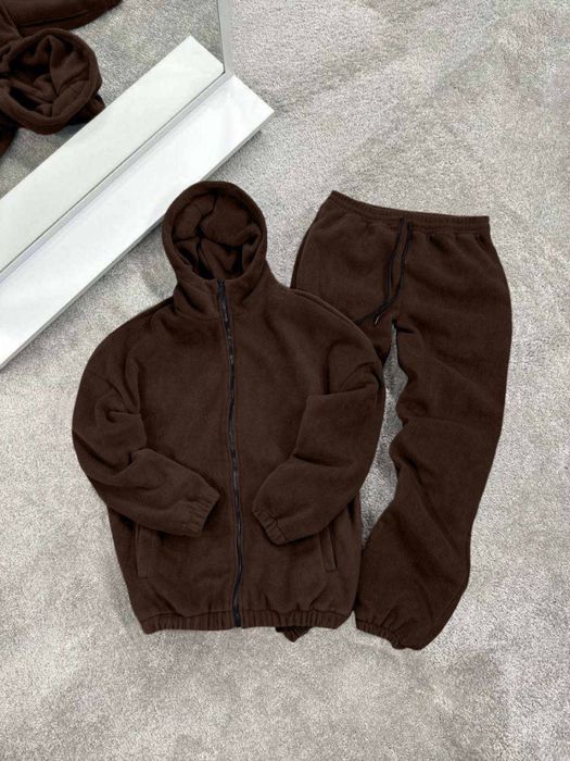 Флісовий теплий костюм чоловічий на змійці