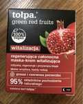 Tołpa regenerująca całonocna maska krem na noc Green red fruits 50 ml