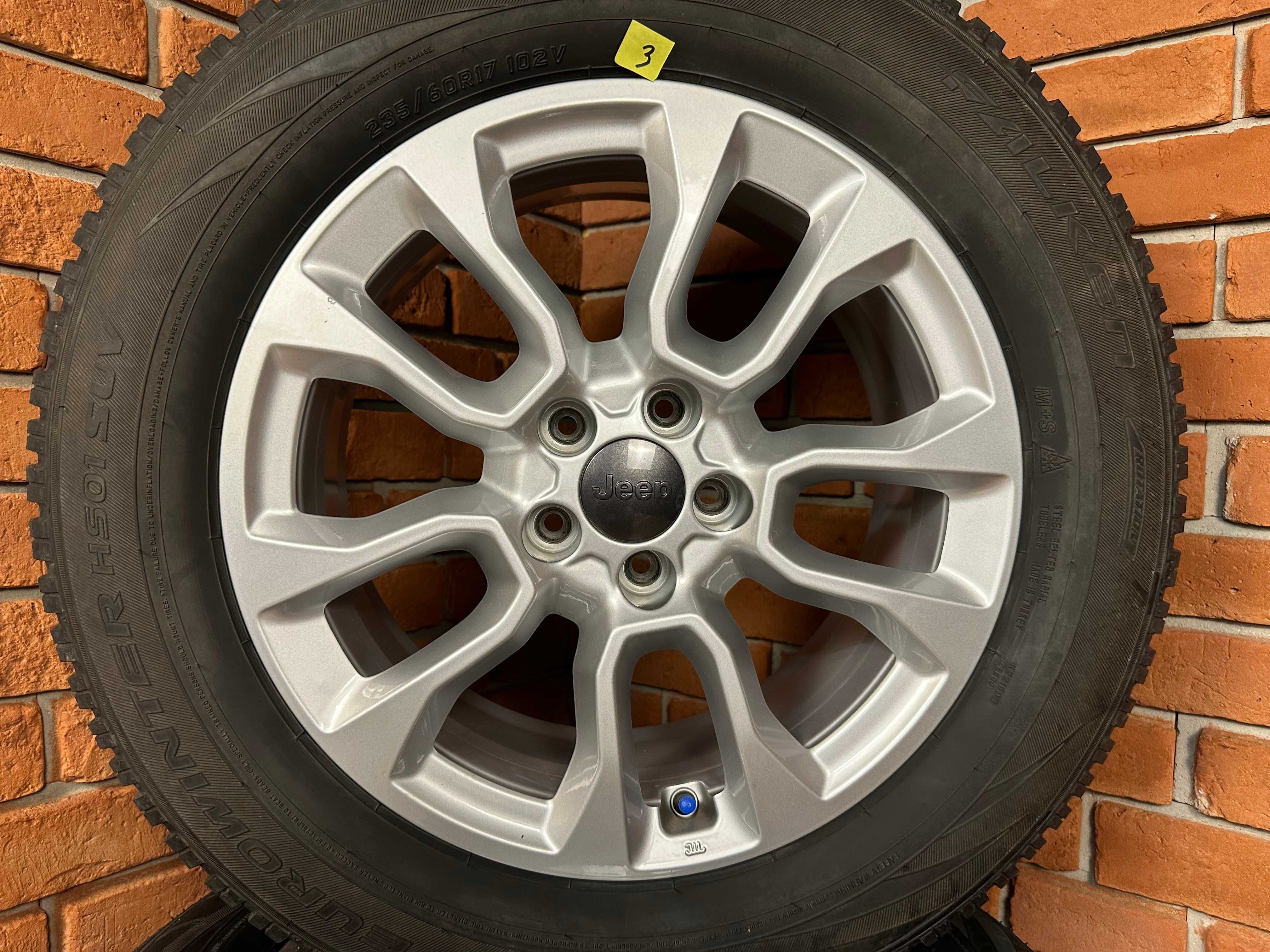 Koła Felgi 17 5x112 Jeep Compass II Zimowe 8mm