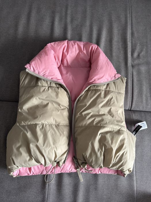 Жилетка zara двухстороння