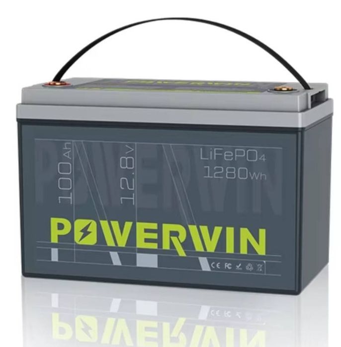 Новый аккумулятор LiFePO4 12В 100Ач PowerWin