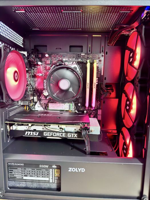 Computador Gamer Ryzen 2600 | GTX 1660 Super | nvme