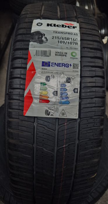 Nowe Opony 215/65 R16C KLEBER TRANSPRO 4S 2023r.