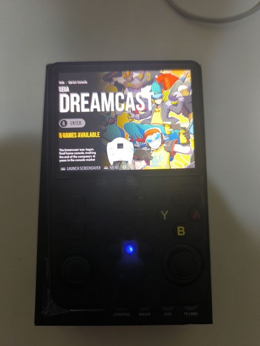 Consola retro r36s 64gb roxa e branca