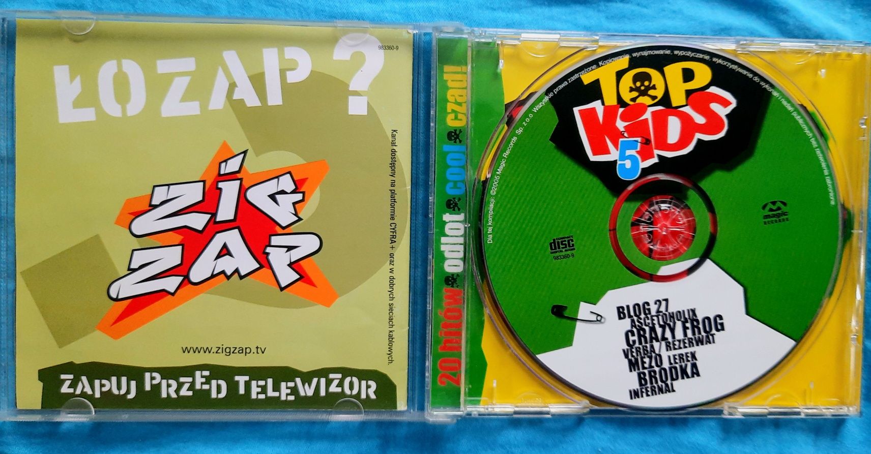 Płyta cd składanka pop top kids 5