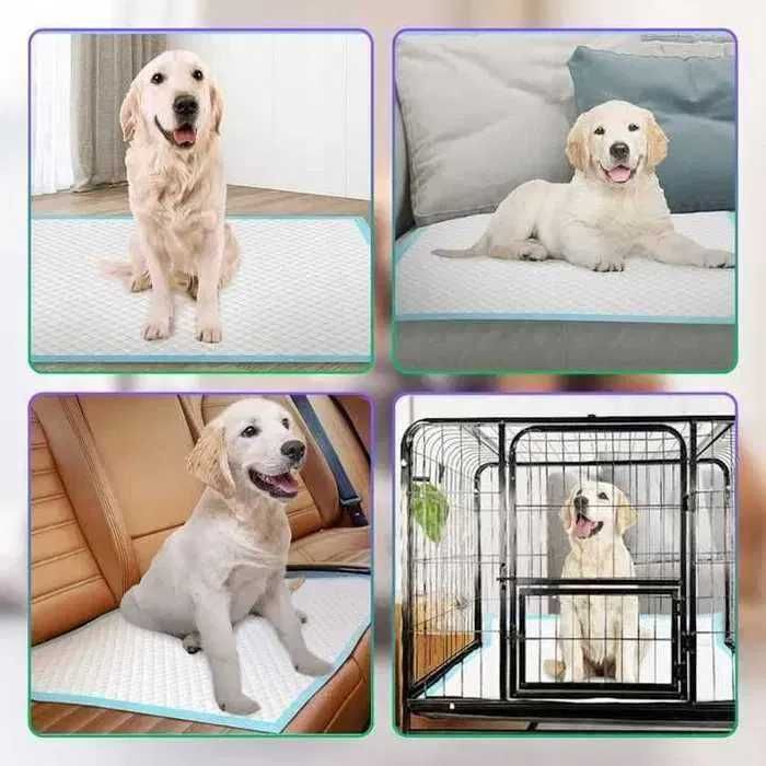 50x DUŻE MATY HIGIENICZNE DLA PSA 90x60 podkłady do nauki sikania