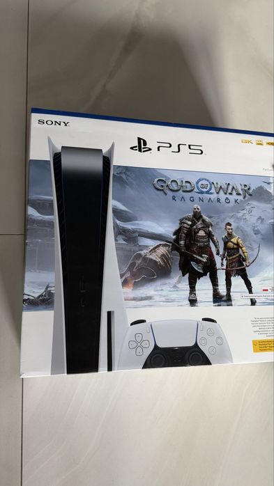 Konsola Sony PS5 jak nowa z napedem Blu-Ray i SSD 825 GB