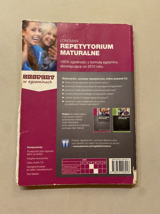 LONGMAN REPETYTORIUM MATURALNE podrecznik | jezyk angielski
