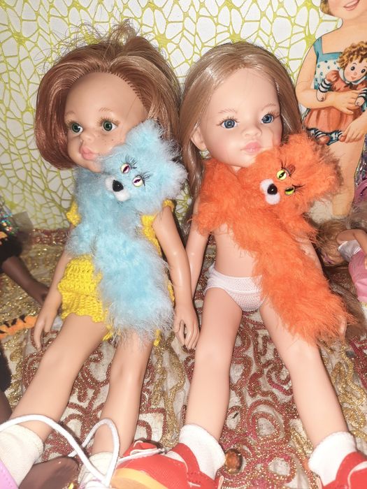 Шикарные зверошарфы  для кукол паола рейна,куклам 32-36 см