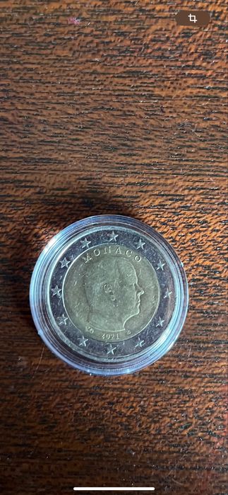Moeda 2 euros Monaco 2021