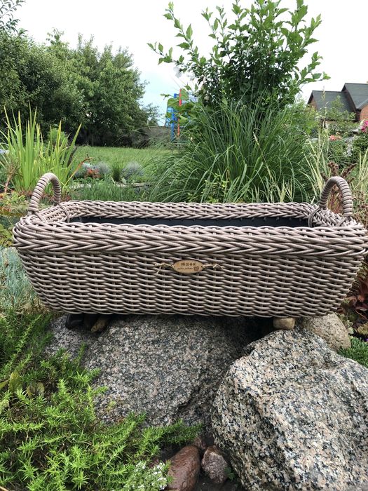 Кашпо, підвісні кашпо, плетена корзина, дровниця