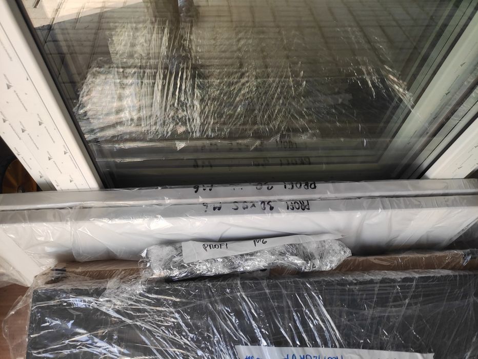 Nowe okna pcv antracyt / białe 140x88