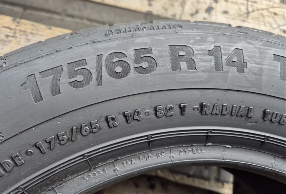 Шини 175/65 R14 Continental, комплект резини терміново