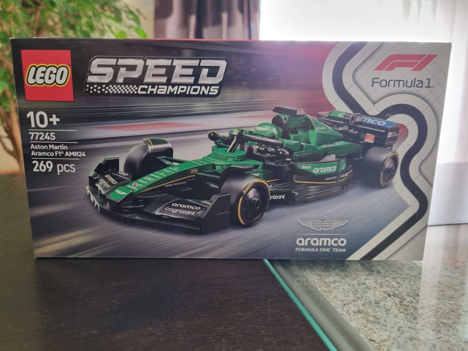 Lego 77245 - Speed Champions - Carro de Corrida Aston Martin Aramco F1