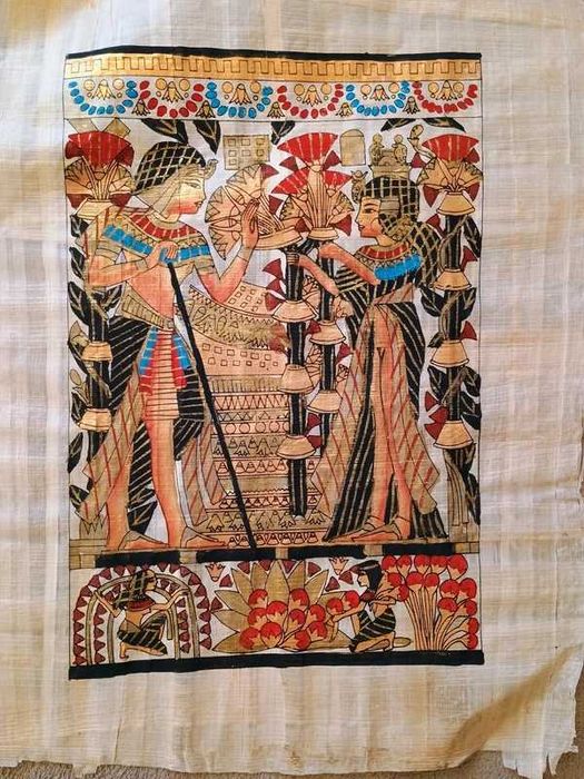 Malowidło na papirusie