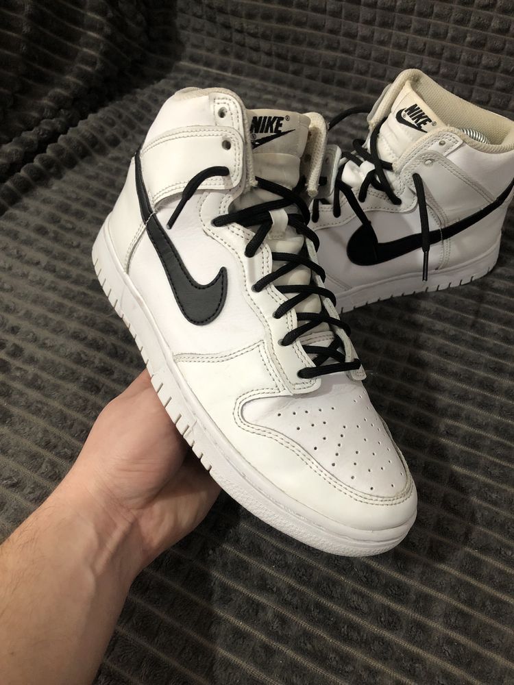 NIKE DUNK RETRO (39-40) 25-25.5см High кеды кроссовки мужские белые